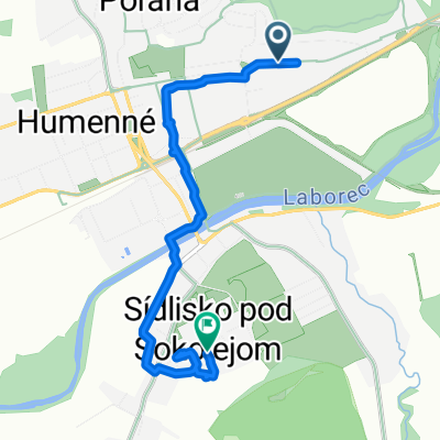 Osloboditeľov, Humenné až Košická, Humenné