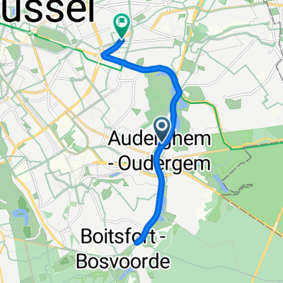 Place Félix Govaert, Auderghem to Avenue Victor Gilsoul, Woluwe-Saint-Lambert