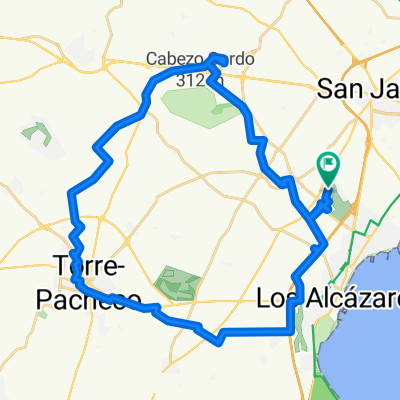 Calle Arrecife, San Javier to Calle Arrecife, San Javier