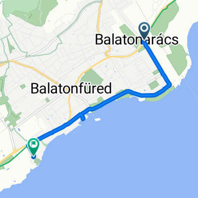 Kerekedi utca, Csopak - Anna sétány, Balatonfüred