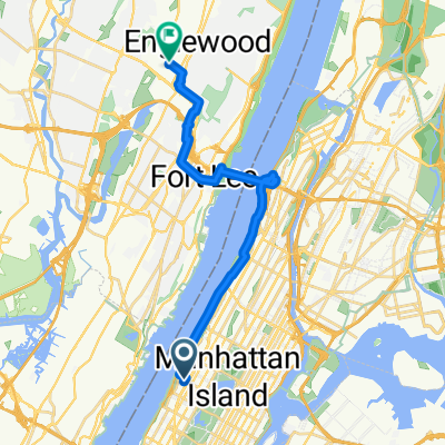 W 85th St, New York to W Forest Ave, Englewood