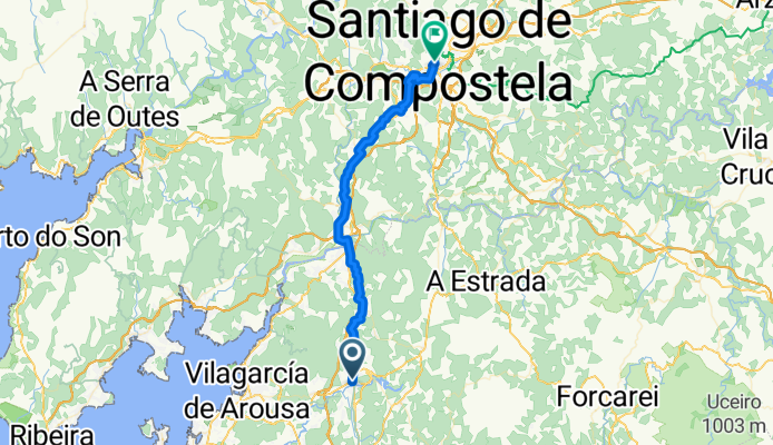 Caldas de Reis - Santiago de Compostela