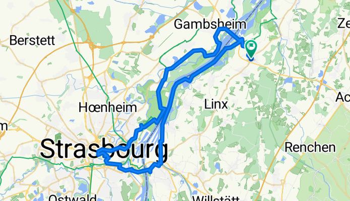 Rad: Freistett - Strasbourg