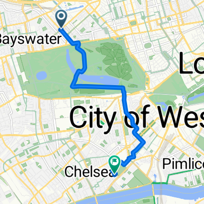 Route to National Army Museum