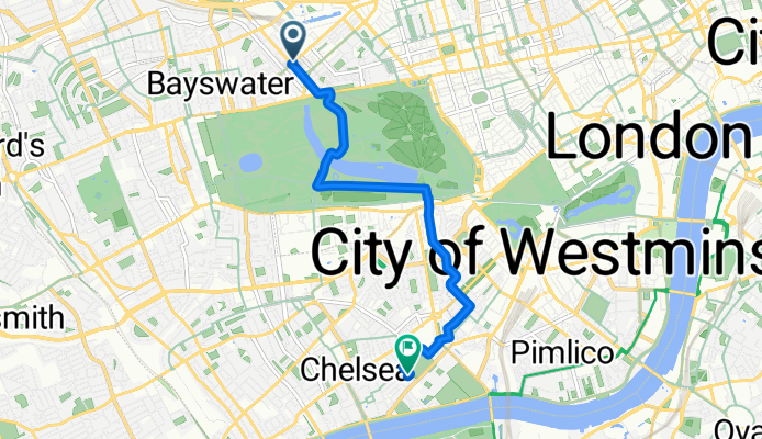 Route to National Army Museum