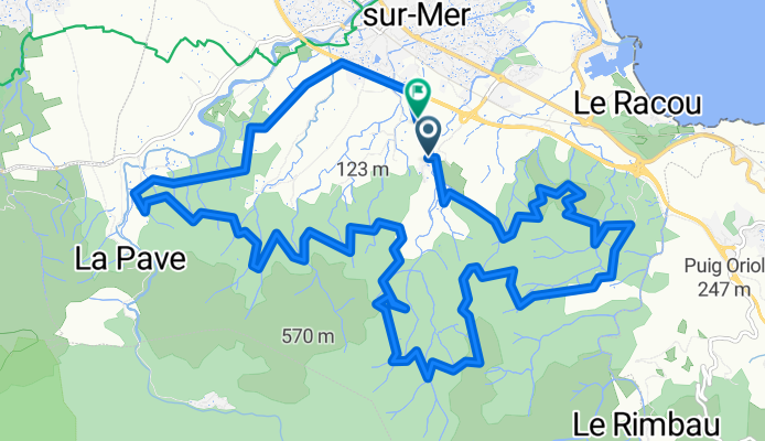 66 Argelès : Château-de-Valmy Dolmen-dels-Collets-de-Cotlliure Mas-de-l'ours