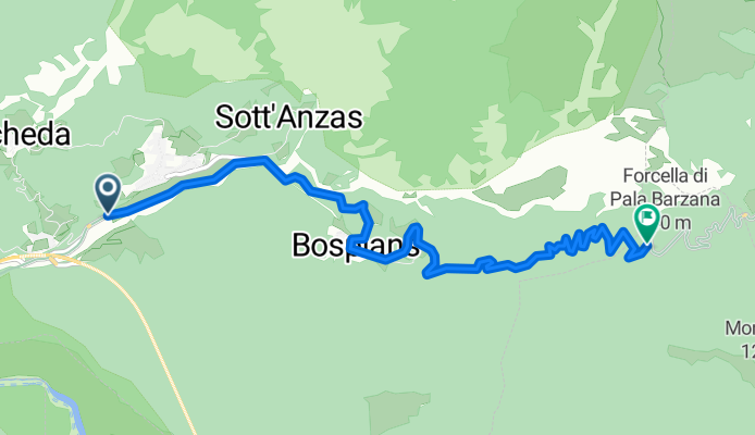FORCELLA DI PALA BARZANA (por Bosplans)