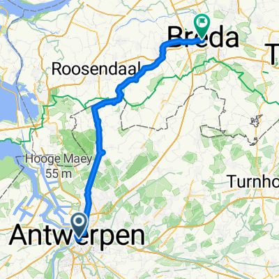 Route to Breda