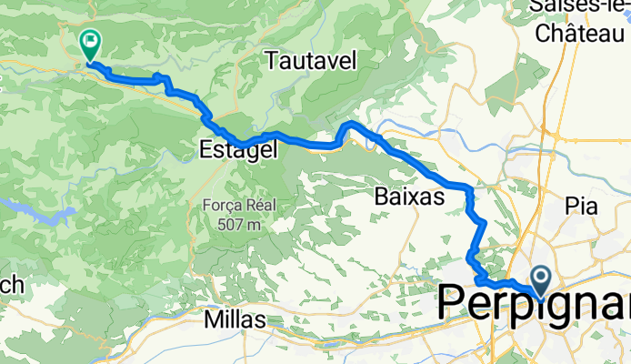 Perpignan - Saint-Paul-de-Fenouillet