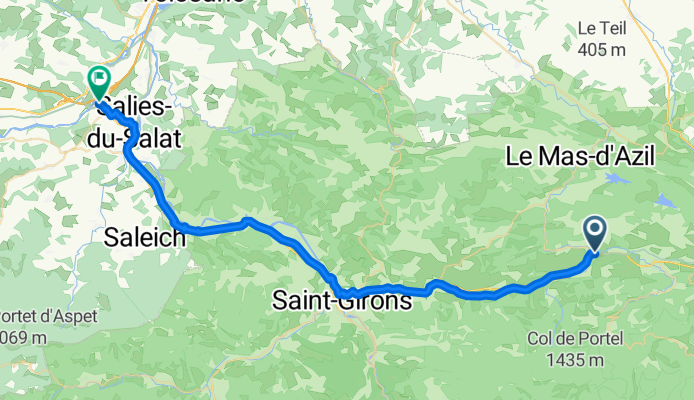 Montjoie-en-Couserans - Salies-du-Salat