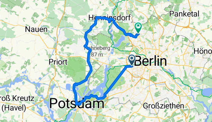 Wilmersdorfer Straße, Berlin nach Wilhelmsruher Damm, Berlin