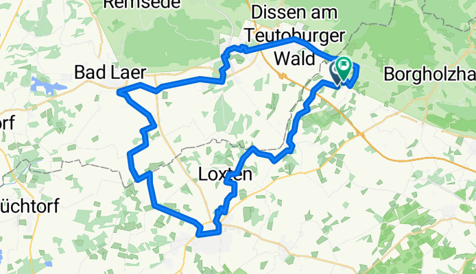 Westbarthauser Straße nach Borgh-Westbarthsn