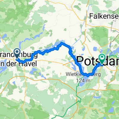 Altstädtischer Markt, Brandenburg an der Havel nach Leipziger Straße, Potsdam