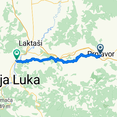 Svetog Save, Prnjavor nach Cara Dušana, Laktasi