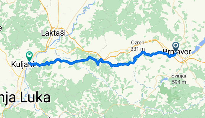 Svetog Save, Prnjavor nach Cara Dušana, Laktasi