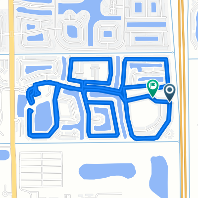 Siciliano St, Boynton Beach to Siciliano St, Boynton Beach
