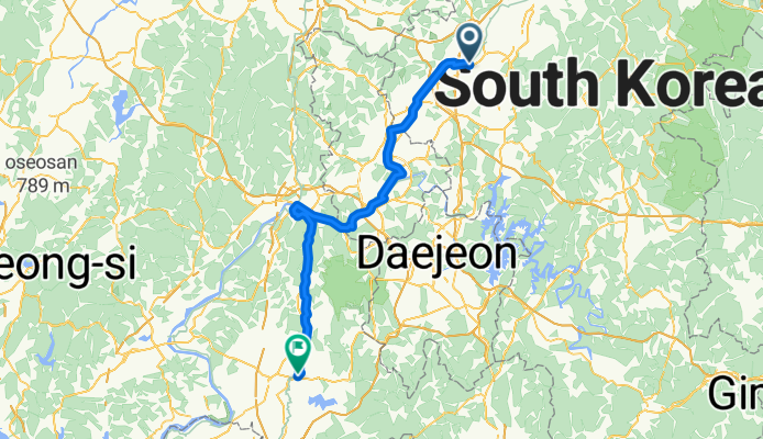 From Cheongju to Daejeon