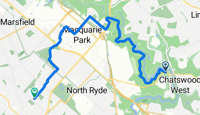 Lindfield to Quarry Rd, Ryde