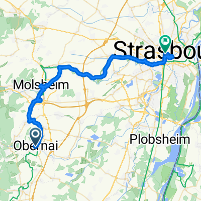 Obernai - Straßburg
