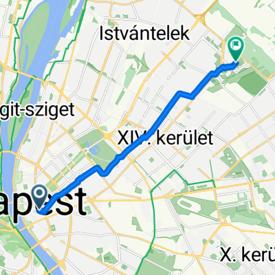 Deák Ferenc tér M - Erdőkerülő utca