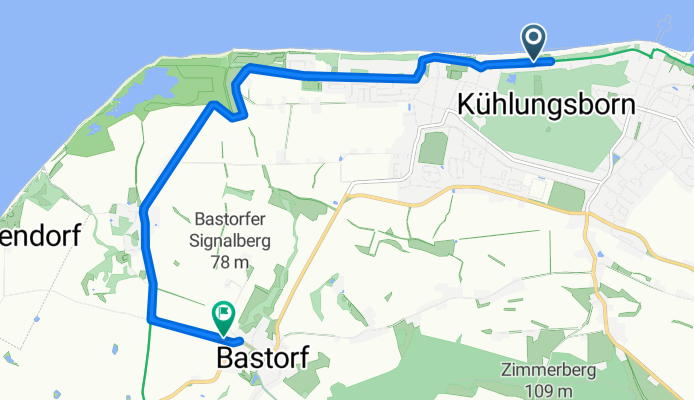 Ostseeallee nach Kühlungsborner Straße