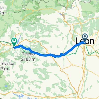 Calle del Fray Luis de León, León nach Calle Marcelo Macías, Ponferrada