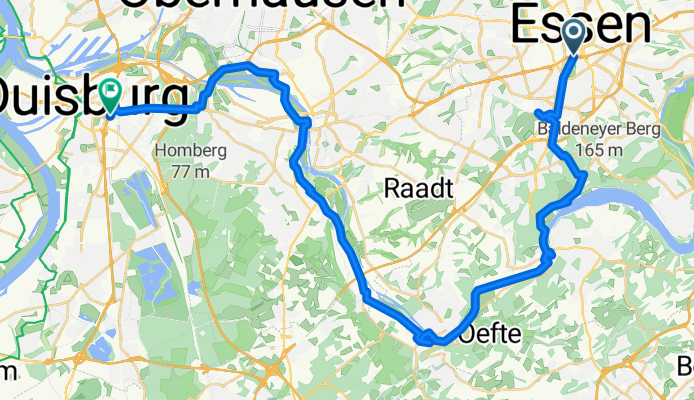 De Essen Hbf à Duisburg