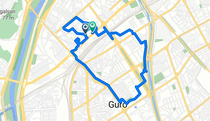 신도림동, 서울특별시에서 신도림동, 서울특별시까지