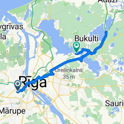 Magoņu iela, Rīga to Cielaviņu iela, Ādažu pag.