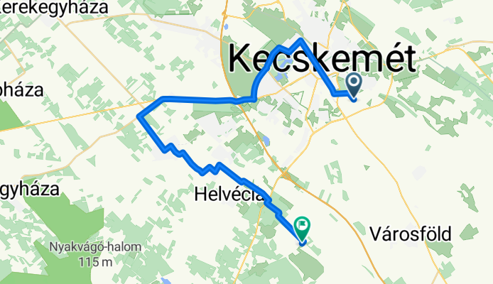 Momofuku utca, Kecskemét - Kamilla utca, Kecskemét