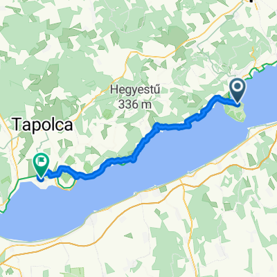 Major utca, Tihany - Kisfaludy utca, Szigliget