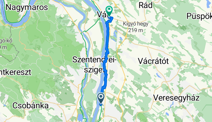 From Dunakeszi to Vác