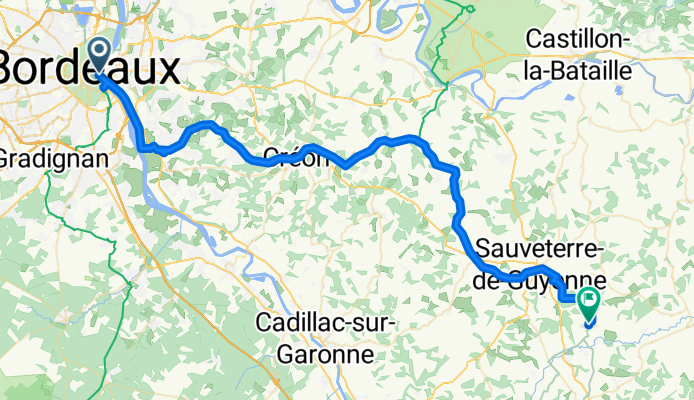 Bordeaux - Sauveterre-de-Guyenne