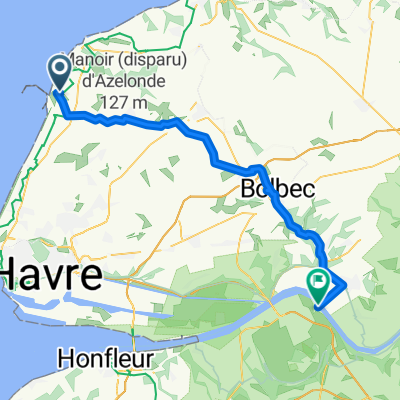 Avenue du Colonel Rémy, Saint-Jouin-Bruneval to Grand Rue, Quillebeuf-sur-Seine