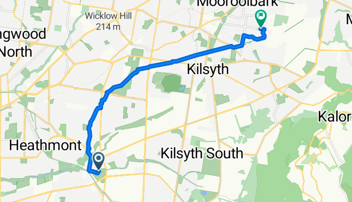 Dandenong Creek Trail, Bayswater to Fielden Cl, Mooroolbark