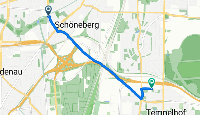 Am Rathaus, Berlin nach Ringbahnstraße, Berlin