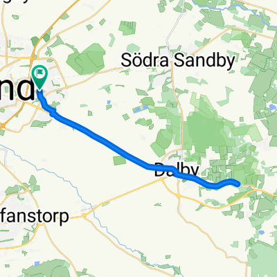 Skolbänksvägen, Lund to Skolbänksvägen, Lund