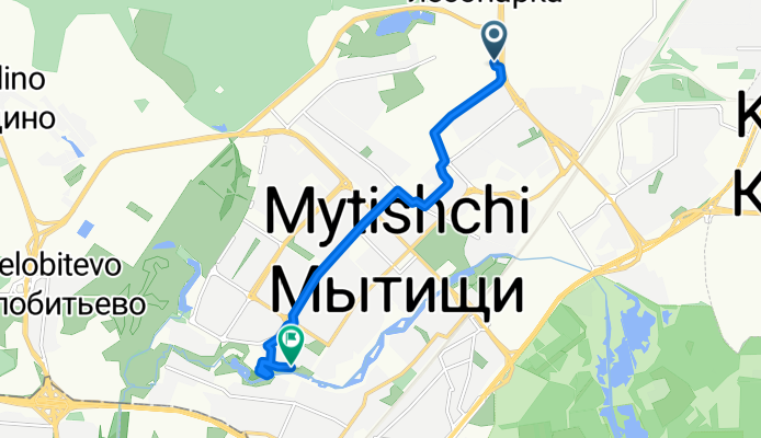 От Волковское шоссе вл. до Новомытищинский проспект 88к3