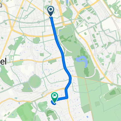 Chaussée de Waterloo, Ixelles à Rue du Ham, Uccle