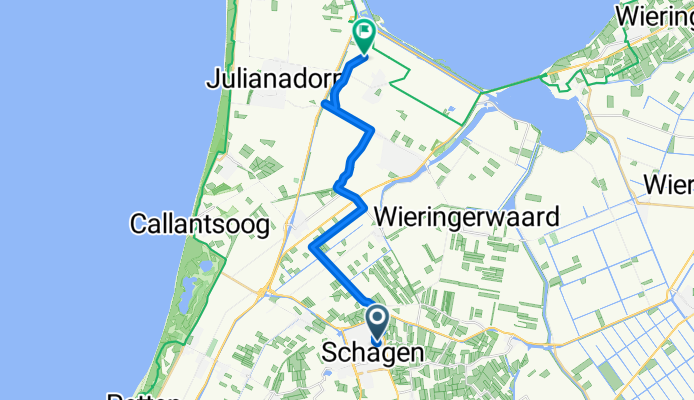 De Spreng, Schagen naar Schorweg, Breezand