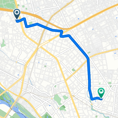 Seta 5-Chōme, Setagaya to Nakamachi 2-Chōme, Setagaya