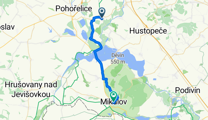 Vranovice - Mikulov