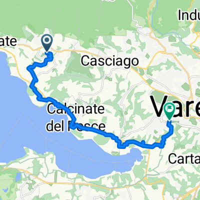 Via al Lago, Comerio nach Via Maroni, Varese