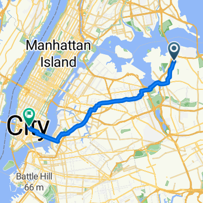 17th Rd, New York to Lafayette St, New York