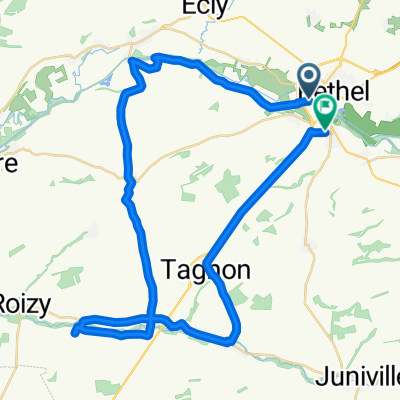 Quai Landragin Taine, Rethel à Rue de la Cité, Sault-lès-Rethel