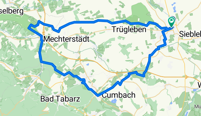 Gotha - Hörselberge - Waltershausen - Gotha | 51 km