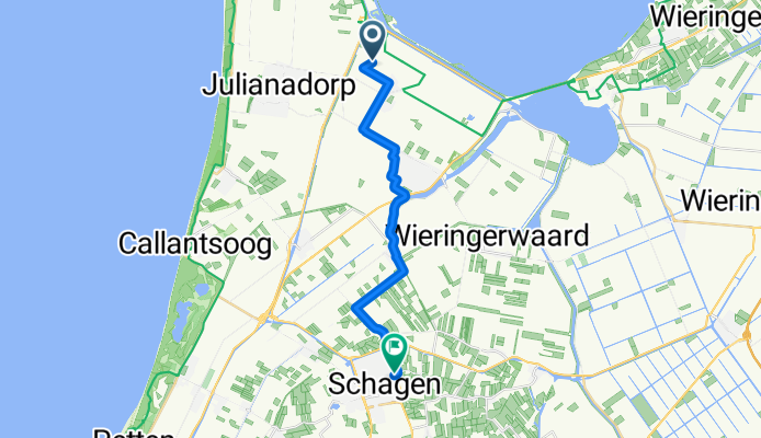 Schorweg, Breezand naar De Spreng, Schagen