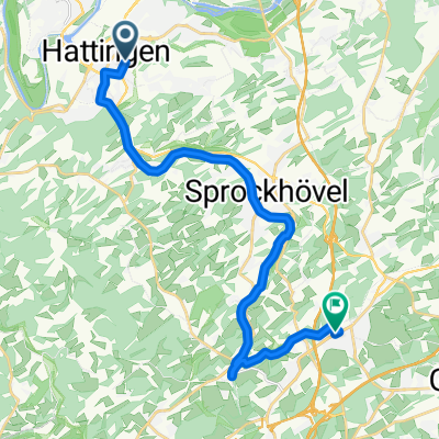 Nordstraße, Hattingen nach Mittelstraße, Sprockhövel
