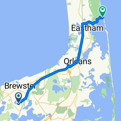 Harwich Rd, Brewster to Ocean View Dr, Eastham