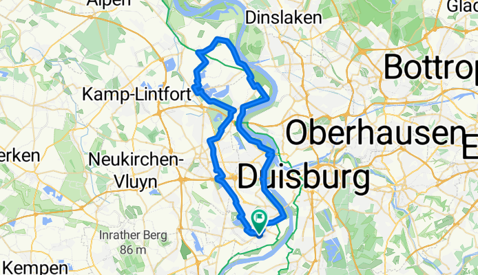 Radeln für die Seele. Rauf am Rhein.